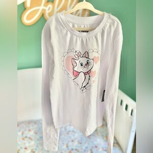 Disney Aristocats girls size small long sleeve tee